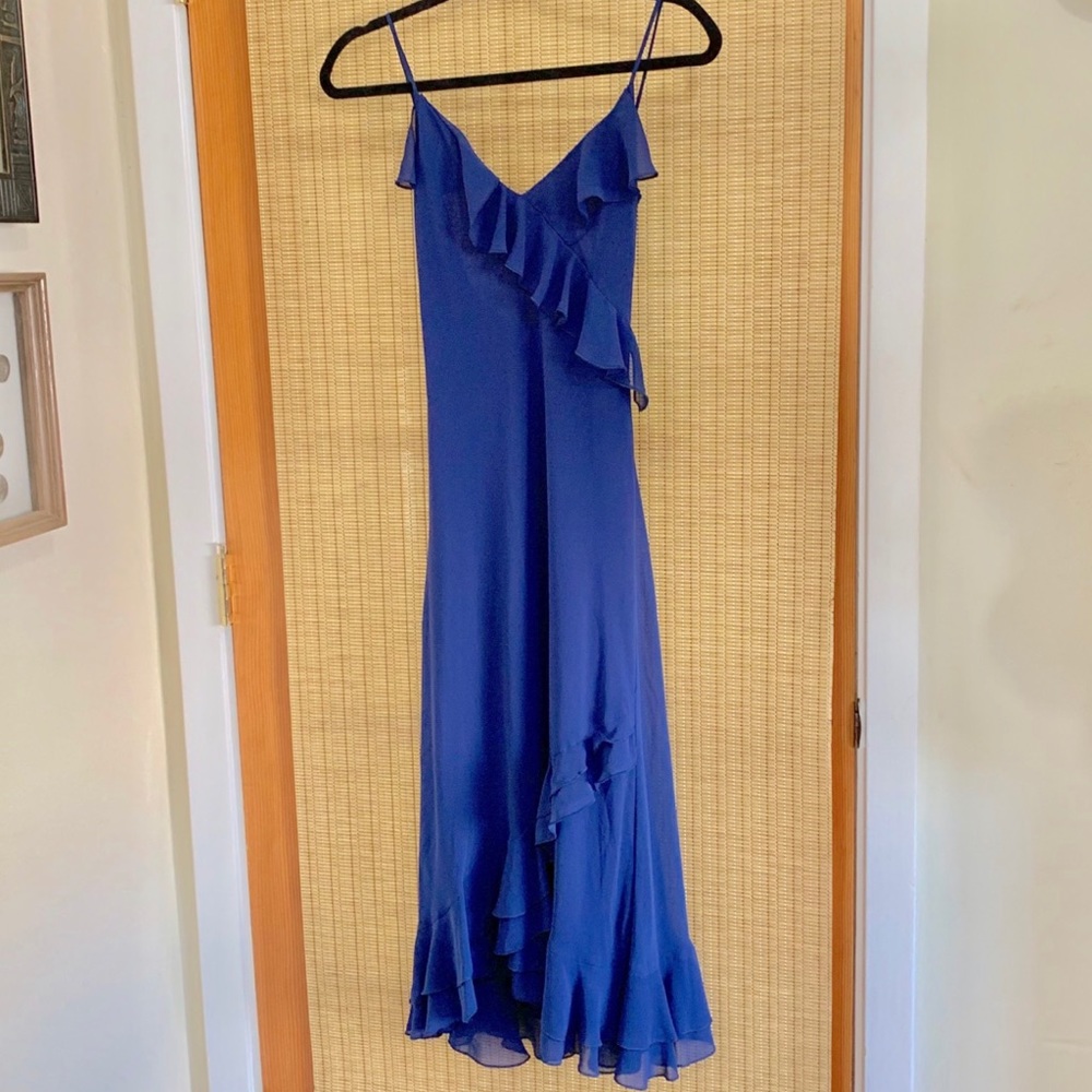 Vintage Mango Mid-length Ruffled Dress